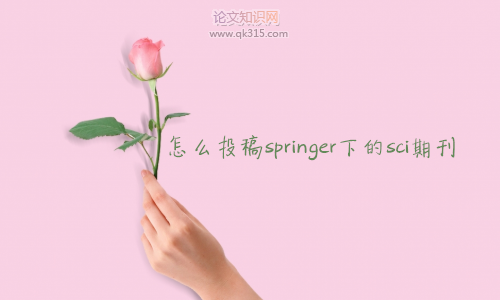 怎么投稿springer下的sci期刊